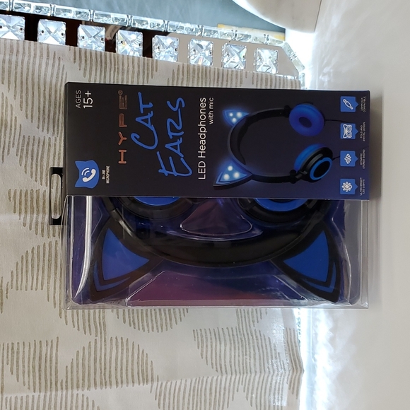 Hype Headphones Hype Wired Blue Led Cat Ear Headphones Poshmark